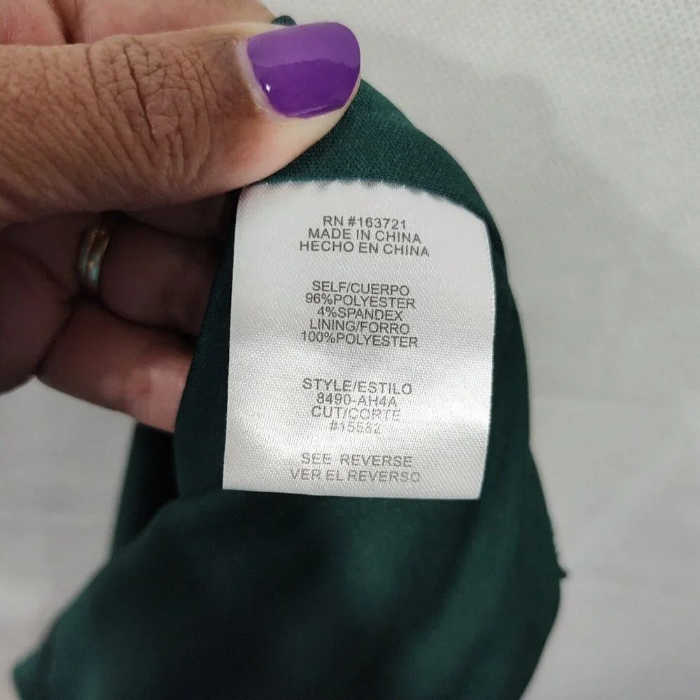 City Studio Green Sequin Dress Bodycon Juniors Size 5 Homecoming Cocktail Party - Picture 6 of 7